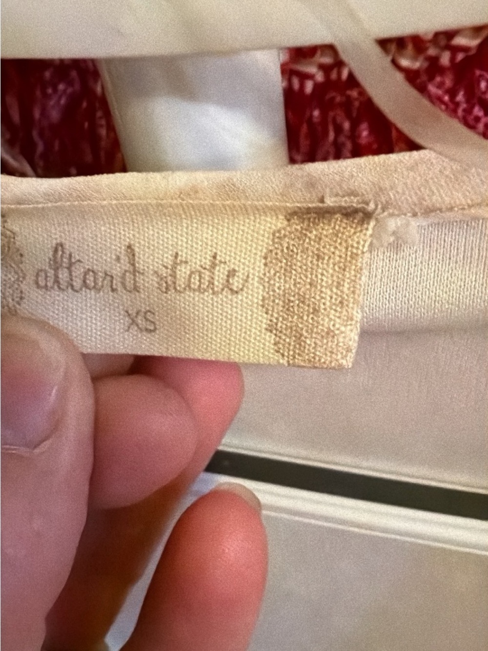 Altar'd State Blush Floral Tiered Mini Dress - Picture 3 of 4
